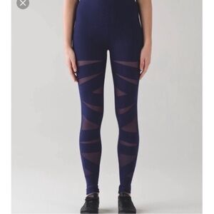 Lululemon Mesh Zigzag Leggings